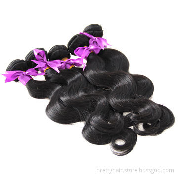Brazilian human hair weave